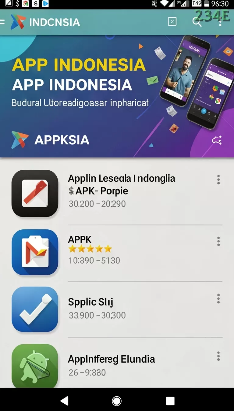 Cuplikan layar MPO999 — menu navigasi